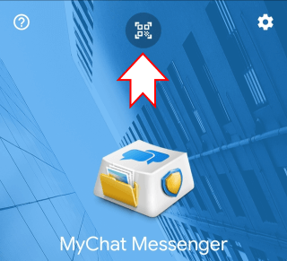 Кнопка для сканирования QR-кода в MyChat для Android Кнопка для сканирования QR-кода в MyChat для Android