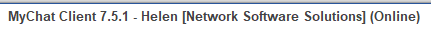 MyChat header