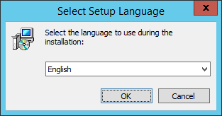 Choosing MyChat Server setup language